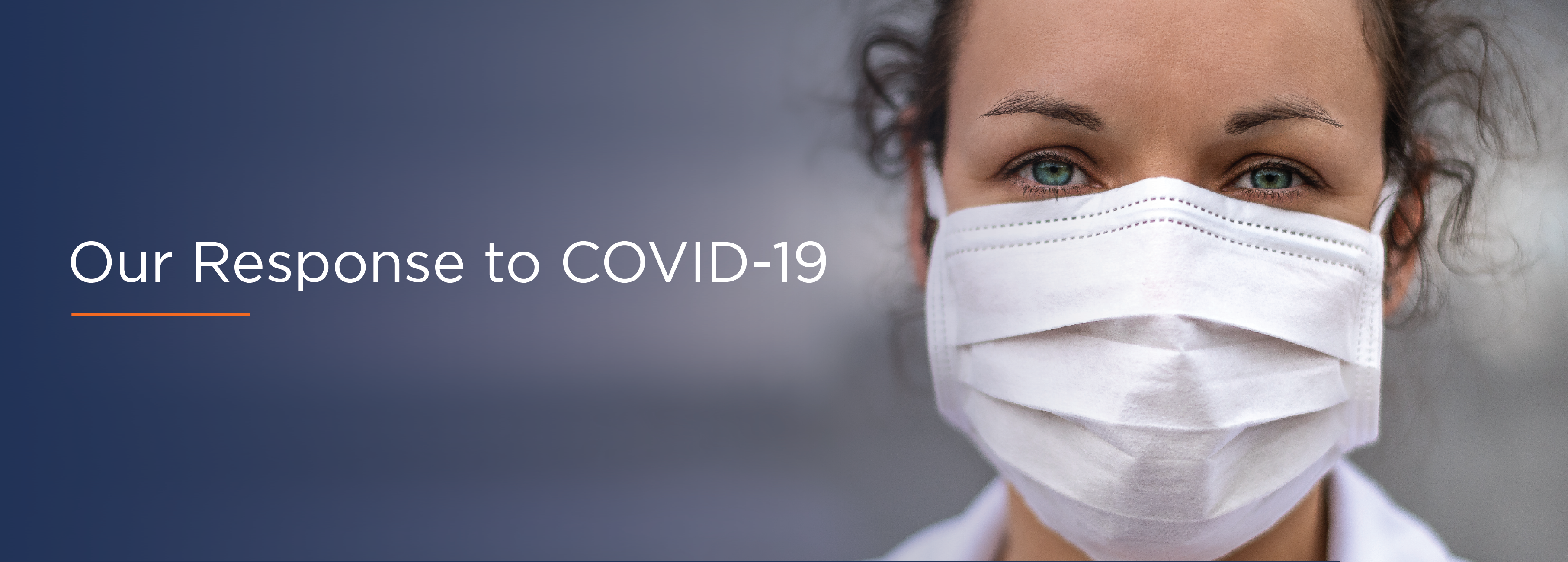 COVID-19 Header w/ Title